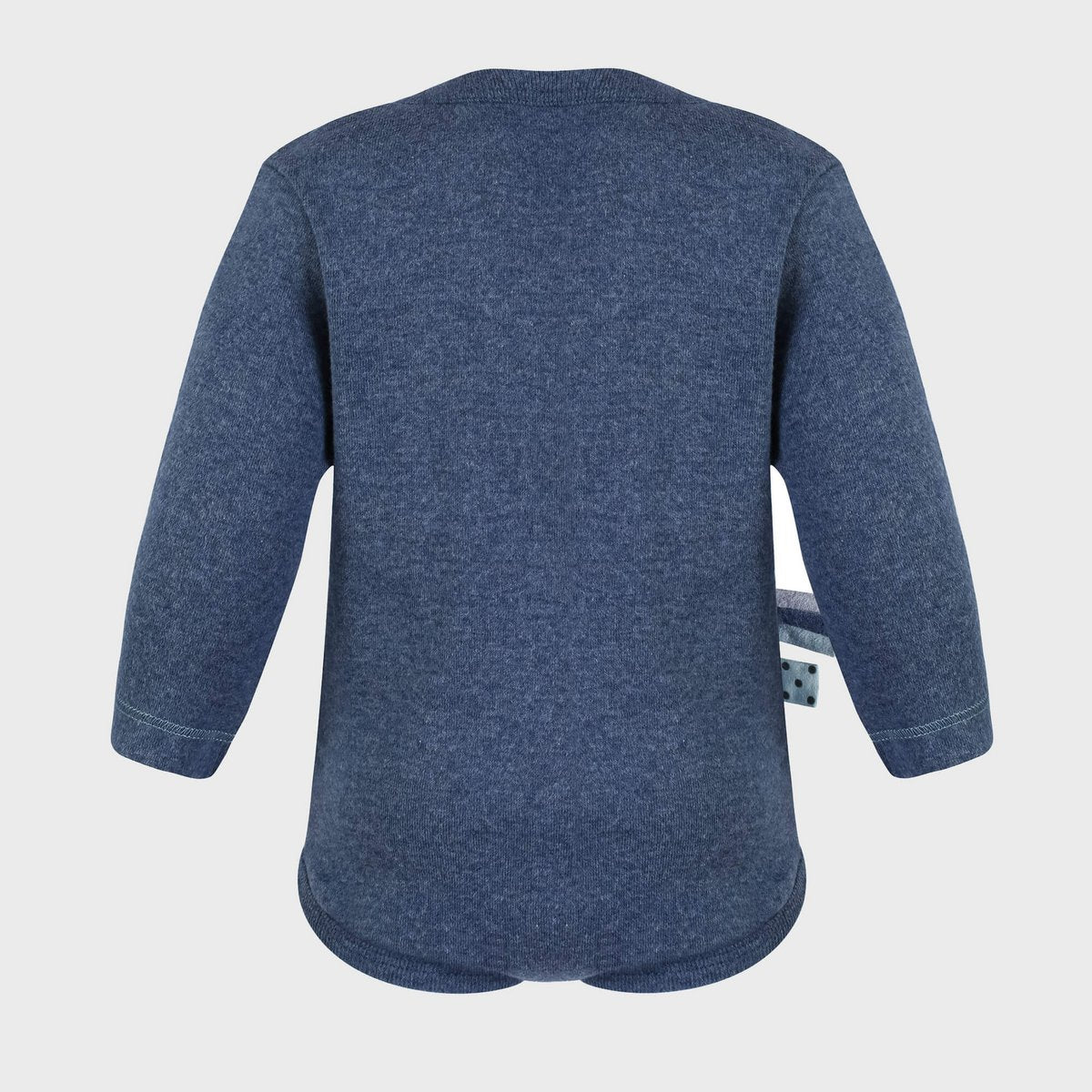 OrganicEra biologische babyrompertje met lange mouwen, indigo